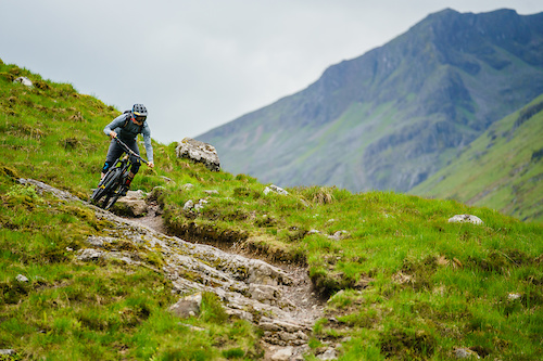Rocky, steep and rainy, the perfect training grounds for EWS racing.