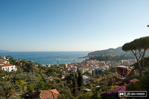 A stunning Ligurian cove, just over an hour away from the mountain bike mecca that is Finale.