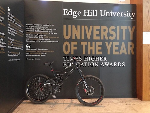 My Old Yeti 303RDH @EHU for a cycling event
