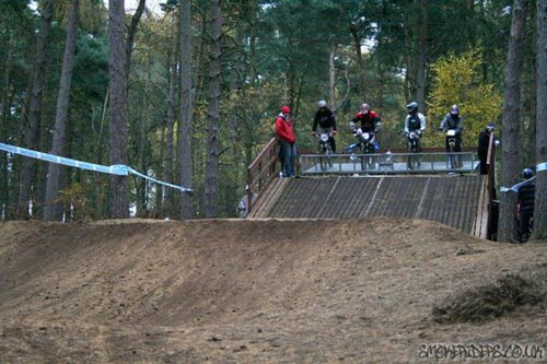 Me on the start gate at the chicksands 4X race
