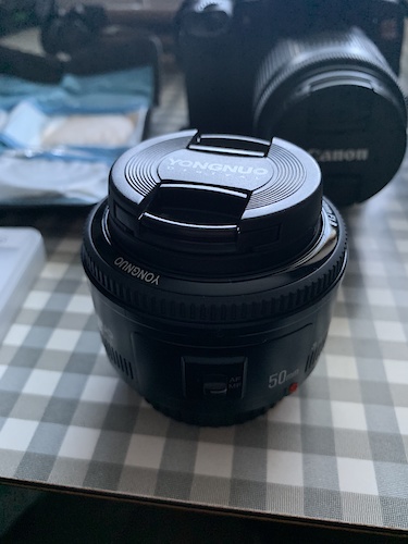 Canon 700d ultimate starter kit. Comes with Canon 18-55mm kit lens with various filters, Yongnuo 50mm f1.8 lens with neutral density filter, spare battery, lens hood, Konig tripod and Canon carry bag. All essentially new.