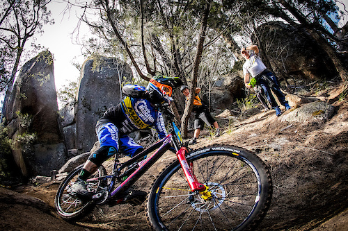 Sam Hill racing the first round of the Asia Pacific Enduro Series