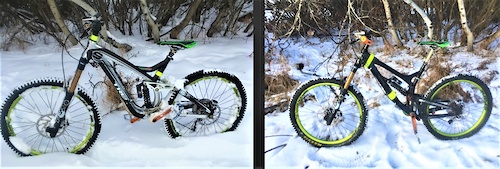 Exactly same trail ocation of the photo taken, same bike parts but the difference is the frame, Trek Session 88 (Left) and  Intense 951 Evo FRO (Right). Which one do you prefer?