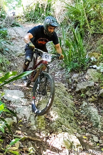 Race winner Josie Rojas showing how it’s done.