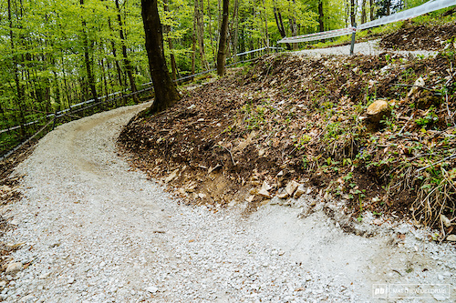 The sheer amount of gravel brought in to build up the trails is mind boggling.