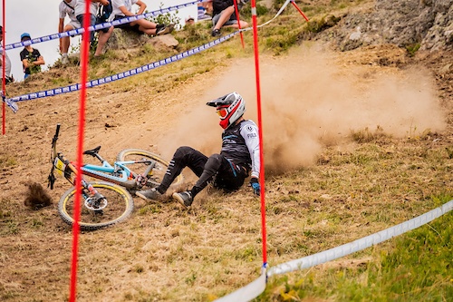 Propably the worst crash of the nationals champs