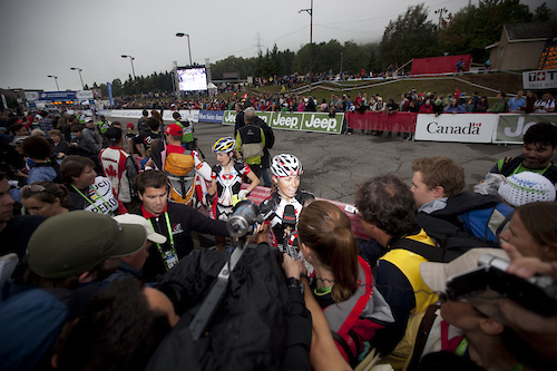 First UCI World Championships at Mont-Sainte-Anne, 2010