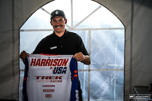 Charlie Harrison ready to go for a stronger than ever before - team USA.