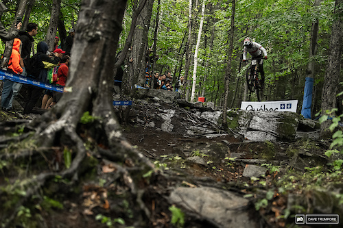 Danny was one of three riders to send this big gap en route to his winning time in qualifying