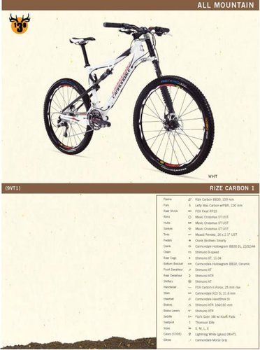 Cannondale rize 3 discount lefty