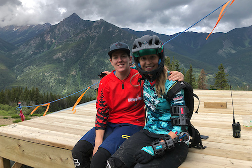 Four months later, Sarah Rawley gets to thank Zoe, the on-course medic from the Trans NZ Enduro, for spending an afternoon together in the ER. A massive chuurrrr to the medic support at Enduro events allowing riders to take risks and feel safe.