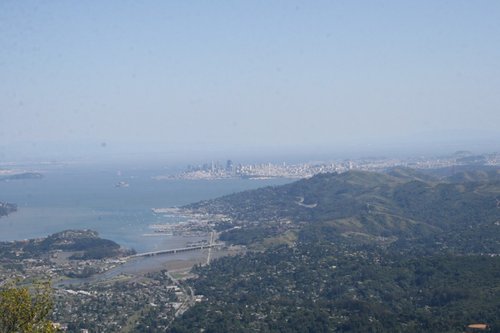 View from above - Overlooking San Fransisco