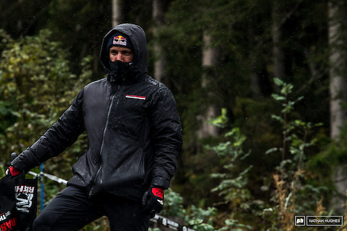 Aaron Gwin knows Leogang and how to win it come what may... But does he know 'this kind' of Leogang? The extreme weather is a curveball and the new section, well, you'll see.