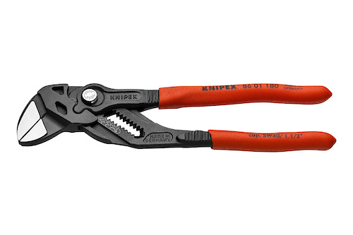 Knipex Pliers Wrench - 180 mm new version. 86 01 180.