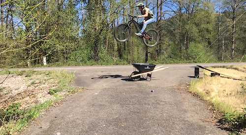 My buddy and I made a sick road gap! This is it!