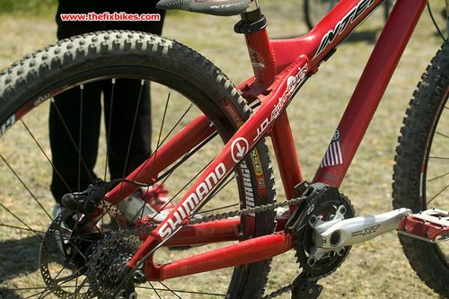 Stiff, stout rear end for the sprint.