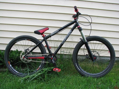 dh fork on enduro bike