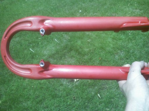 painting carbon fork