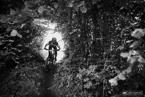 Through the tree tunnel on Stage 3.