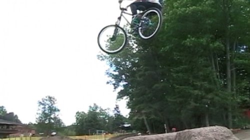 Boosting the biggest line. (Taken from video)