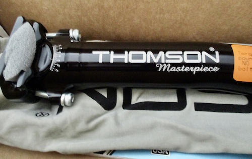 2020 Thomson Masterpiece Setback Seat post: 31.6 x 350mm For Sale