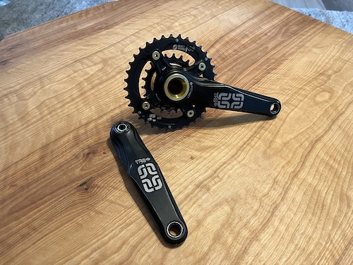 For Sale / 1989 Complete GT Pink Cheesegrater Crankset