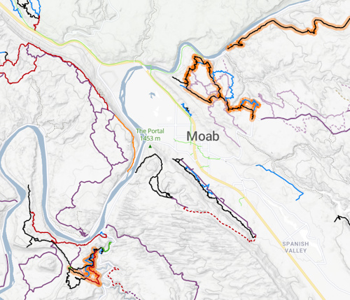 Trailforks navigation online