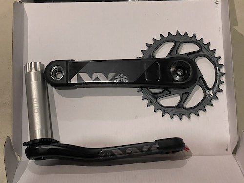 For Sale / 1989 Complete GT Pink Cheesegrater Crankset