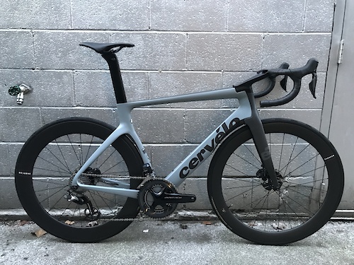 2021 56cm Cervelo S5 Disc Dura Ace 9170 w Extras For Sale