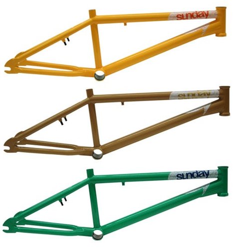 bmx frame white