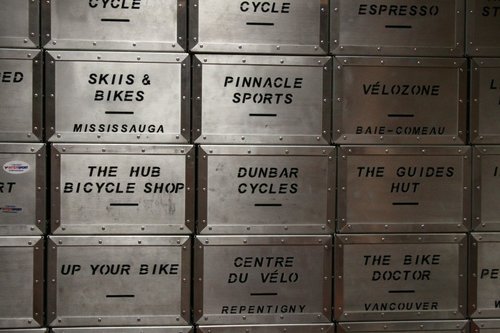 Devinci Factory Tour - boxes created for all the shops for a contest in 2007.