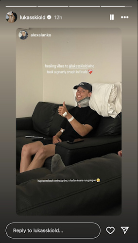 Lukas Skiöld Breaks C7 Vertebrae in Finals Crash at Big White