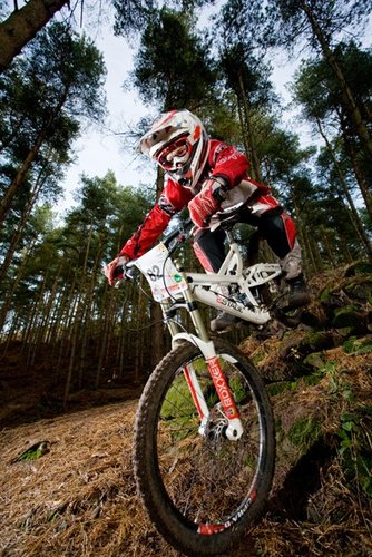 Handling the steep and technical UK style.
