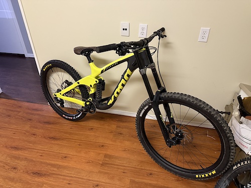 Kona Supreme Operator 27.5 Downhill Frame - Matt Green-Black