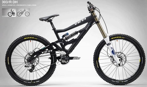 YETI 303DH MTB ダウンヒル Yeti Cycles 303 DH Downhill Full Suspension user reviews : 4.7 out
