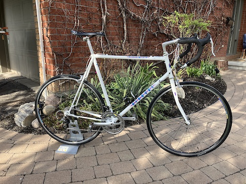 bianchi 58cm steel chrome moly road bike Eroica – Mordern Bike Battle-scarred Bianchi Boardwalk hybrid, rebuilt