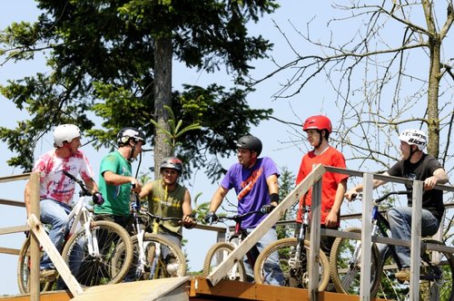brodeo at the start ramp