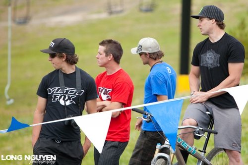 Yeti boys checking out practice