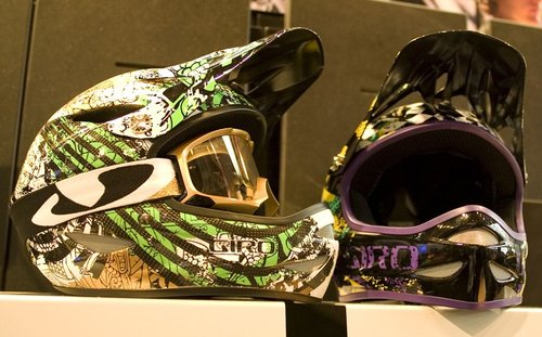 Checkout this purple helmet.