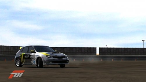 a pic i took of my sti while playing,yeh thats in game graphics. the tuning and ai for the cars is insanely realistic