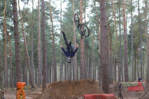 Taken by Dave Franciosy 
Chicksands Back flip 
went a bit wrong