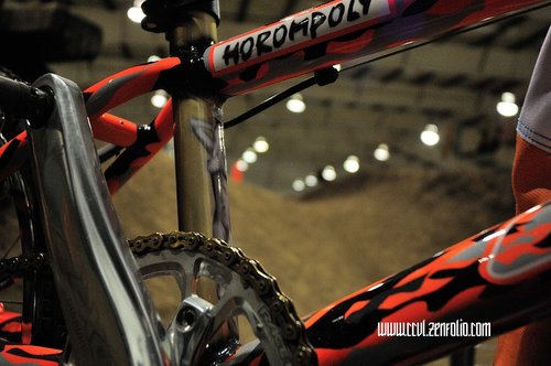 The incredible custom paint of No-Hype Bikes rider Jesse Horompoly's ride......