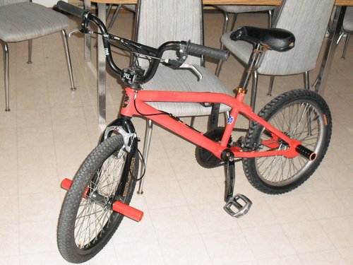 redline single x bmx