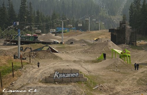 Crankworx 2010 Slopestyle Course overview - Laurence CE - www.laurence-ce.com
