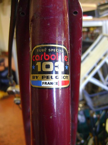 tube special carbolite 103 by peugeot france