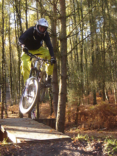 me riding/training at the FT trails