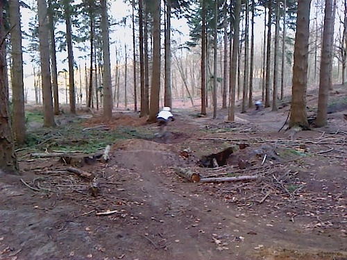 ME OVER THE LITTLE DOUBLE AT ROGATE.

3