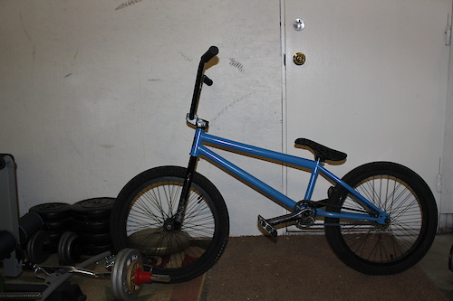 new frame, cranks, wheels and sprocket (front wheel is temporary while mine gets warrantied)
