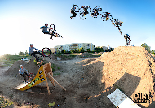 triple tailwhip on the 9 meters dirt after http://www.pinkbike.com/news/Warsaw-Sony-VAIO-DIRT-MASTERS-4-BRO.html
Photo by DIRT IT MORE