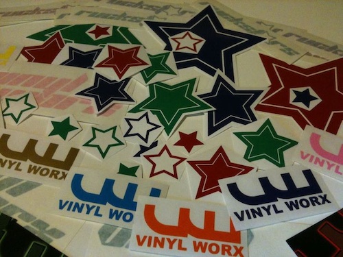 Check em out on FaceBook. They will make you anything you want. Tell em "Ruck n Rola" sent you. 
https://www.facebook.com/vinylworx?ref=ts